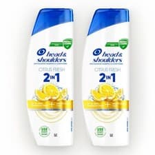 Image of 2x Head & Shoulders Citrus Fresh 2 in 1 Shampoo And Conditioner Anti Dandruff