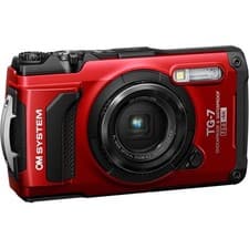 Image of OM SYSTEM Tough TG-7 Digital Camera (Red)