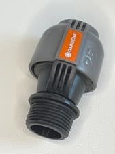 Image of GARDENA Sprinklersystem Connector 25 mm x 1" male thread 2763 Brand New