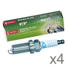 Image of Genuine Denso 4x Iridium TT Spark Plugs - IKH20TT / 4704