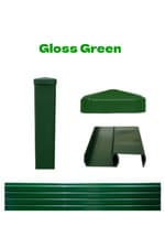 Image of uPVC Plastic Gloss Garden Fence Bases,Post,Caps,Utility Strips,Clips & Boltdowns