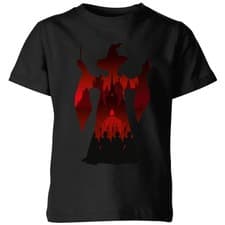 Image of Harry Potter McGonagall Silhouette Kids T-Shirt | Official Licensed | Black