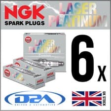 Image of 6x NGK PZFR5D-11 7968 Laser Platinum Spark Plugs For VW BORA 2.8 01/00-->