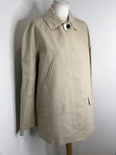 Image of BNWT Holland & Holland Short Raglan Coat 12 NEW mac trench A line beige classic