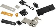 Image of Hasp and Staple Security Locks Door Gate Shed For Padlock 38mm - 250mm Locking