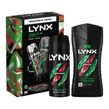 Image of Lynx Africa Duo Body Spray Gift Set Body Wash and Deodorant