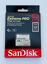 Image of SanDisk Extreme PRO CFast 2.0 Memory Card - 64GB - UNOPENED