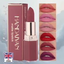 Image of Long Lasting Waterproof Velvet Matte Lipstick – Rich Pigment Lip Color Makeup UK