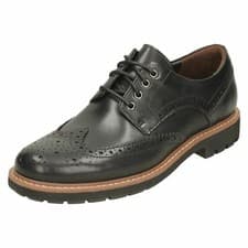 Image of Mens Clarks Brogue Formal Shoe - Batcombe Wing