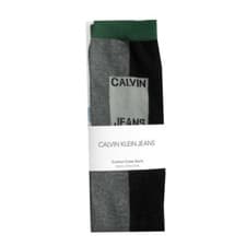Image of BNWT - CALVIN KLEIN JEANS Mens Combed Cotton Crew Socks Black Grey