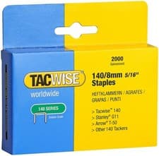 Image of Tacwise Heavy Duty Galvanised Staples 140/8mm Pack of 2000