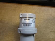 Image of Scame IP44 Yellow Cable Mount 2P + E Industrial Power Plug, Rated At 32A, 110 V