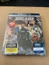 Image of Justice League 4k Steelbook Region Free Blu Ray US Import Rare DCU NEW & SEALED