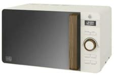 Image of Swan SM22036WHTN 800W Nordic Digital Microwave - Cotton White