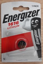 Image of Energizer 1616 Battery 3V Lithium Coin Cell CR1616 Battery DL1616 BR1616
