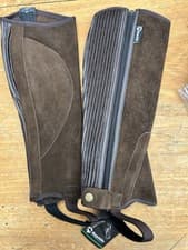 Image of Suede Half Chaps Small