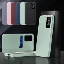 Image of Smart View Wallet Case for Samsung Galaxy S24 25 26 Ultra Book Folding Cover