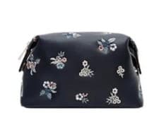 Image of Accessorize Hepburn Floral Embroidered Make Up Bag - NEW