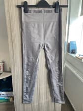 Image of Puma EvoKnit Seamless Charcoal Grey Training Leggings Size S - New without tags