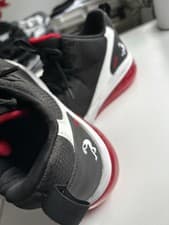 Image of SHAQ Analog Basketball Trainers Black/Red Shoes Size UK 7