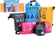 Image of Waterproof Dry Bag 3 Sizes Canoe Floating Kayak Camping Fishing Sailing Dry Sac