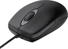 Image of Trust TM-100 Wired Mouse USB Type-A Optical 1000 DPI Ambidextrous – Black