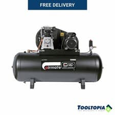 Image of SIP Airmate Air Compressor PX3/200-SRB Belt Drive 230V 3HP 200L 10 Bar 16CFM