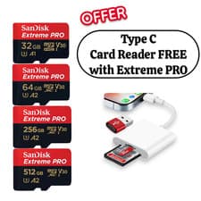 Image of SanDisk Memory Card Extreme PRO microSD Card UHS-I V30 4K U3 Class 10 SD Card