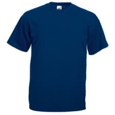 Image of 5 PACK MEN'S FRUIT OF THE LOOM PLAIN 100% COTTON BLANK T SHIRT TEE'S T-SHIRT NEW