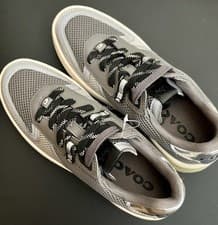 Image of Coach Women Citysole Mesh Court Trainers Silver/Grey UK 4 EUR 6