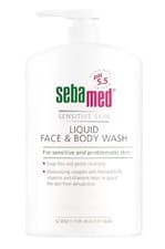 Image of Sebamed Liquid Face & Body Wash 1 Litre Sensitive Skin Soap Free Gentle Cleanser