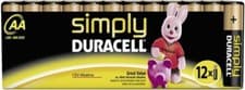Image of Duracell Simply AA Batteries Pack of 12