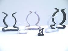 Image of PIPE CLIPS CLOSED 3 finishes UK TERRY SPRUNG BASE Sizes 6 To 51mm Buy 2 to 25