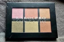 Image of Laroc Cosmic Kisses Highlighter Makeup Palette Glitter PinkGold Shimmer Festival
