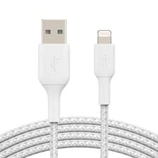 Image of Belkin BoostCharge Lightning to USB A Charging Cable 1m MFi Certified - White