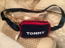 Image of Tommy Hilfiger Crossbody Bag , red, logo style. NWT. Authentic.