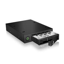 Image of ICY BOX IB-2212SSK, 3.5" Mobile Rack for 2.5" SATA/SAS HDD/SSD, Lockable, Full M