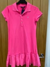 Image of Brand New Polo Ralph Lauren Tennis Dress Pink, Ages 12-14 Years Old