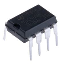 Image of STMicroelectronics M93C46-WBN6P Serial EEPROM Memory,