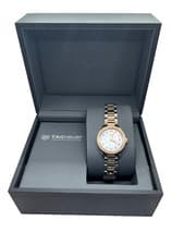Image of Tag Heuer Carrera ladies 29mm Dia dial&bezel, steel&18ct rose, MoP dial B&P 2021