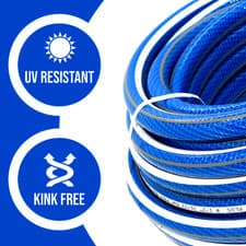 Image of Hose Pipe GARDEN Reel Heavy Duty 6 LAYERS Reinforced Water Tough 1/2" ALL SIZE