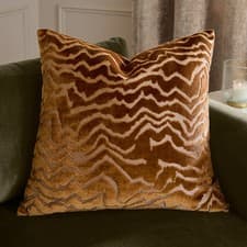 Image of Paoletti Tierra Cut Velvet Abstract Cushion | 50 x 50 cm | Various Colours