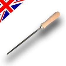 Image of 6" 150mm Square File Smooth Engineers File (Wooden Handle fitted)