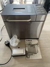 Image of Tower 1KG Model T11005 Bread Maker with LCD Screen - Silver  ( Unused No Box)