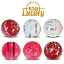Image of Cricket Hard Ball Leather Cricket Balls Training Practise Match Quality 5.5 OZ
