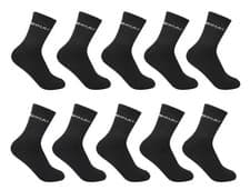 Image of NEW Donnay 10-Pack Men’s Crew Sports Socks | Cotton Rich | Size 7–11