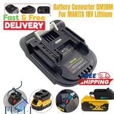 Image of Battery Adapter Converter for Milwaukee Dewalt 18V to Makita 18V BL1830 BL1860.