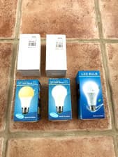 Image of 5x Automatic Dusk Till Dawn Sensor LED Light E27 B22 Motion sensor