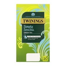 Image of Twinings Tea Bags Individually-Wrapped Simply Sencha 0403365 [Pack 20]