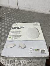Image of Croydex Canada AntiBac Easy Fix White Toilet Seat - WL401022H